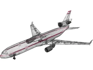 McDonnell Douglas MD-11 3D Model preview