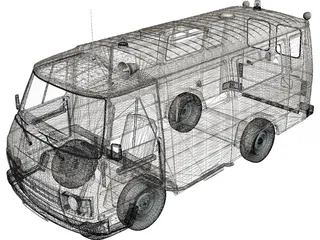 Peugeot J9 3D Model preview