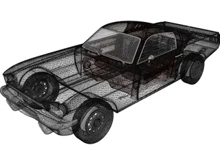 Ford Mustang (1963) 3D Model preview