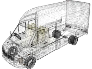 Volkswagen LT46 3D Model preview