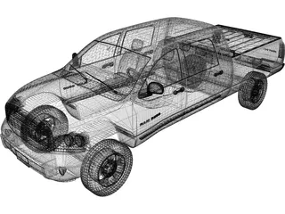 Dodge Ram 2500 3D Model preview