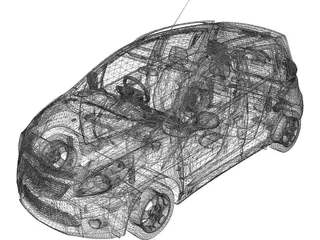 Chevrolet Spark 3D Model preview