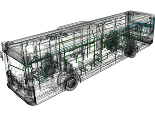 Renault Agora Line RATP 3D Model preview