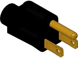 Power Plug 3D Model preview