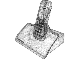 Panasonic Phone 3D Model preview