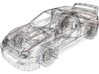 Citroen Xsara WRC 3D Model preview