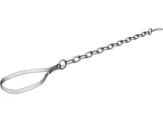 Dog Leash 3D Model preview