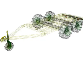Trailer 3D Model preview