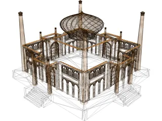 Taj Mahal 3D Model preview