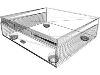 Sony Blu-ray Player 3D Model preview