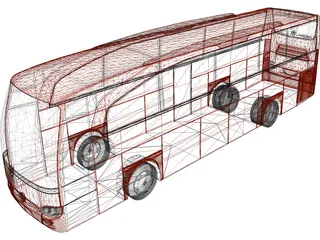 Mercedes-Benz Travego (2011) 3D Model preview