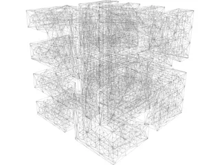 Hilbert Cube 3D Model preview