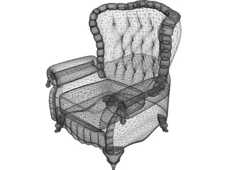 Armchair 3D Model preview