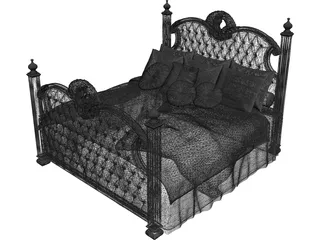 Bed 3D Model preview