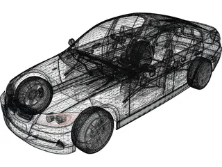 BMW 3-Series 3D Model preview