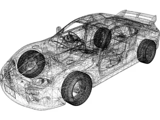 Mitsubishi FTO 3D Model preview