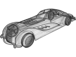 Oldtimer Concept 3D Model preview