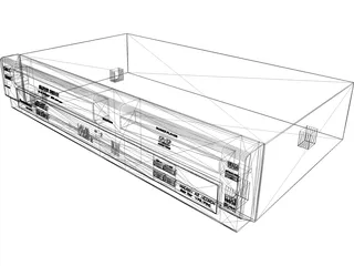Panasonic DVD 3D Model preview