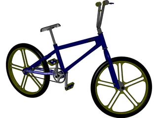 BMX Bike 3D Model preview