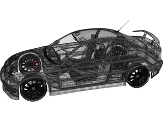 BMW M3 (2010) 3D Model preview