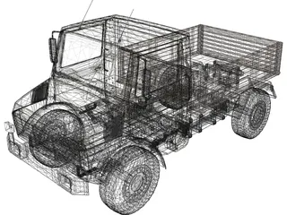 Pick-Up Truck 3D Model preview