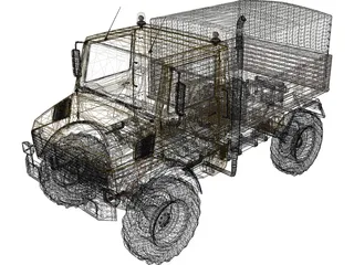 Pick-Up Truck 3D Model preview