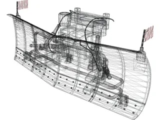 Snow Plow 3D Model preview