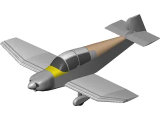 Jodel 1050 Sicile 3D Model preview