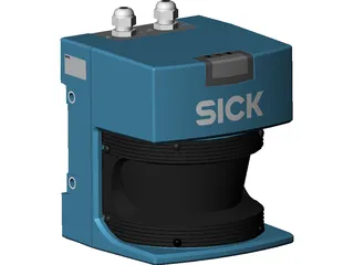 SICK Sensor 3D Model preview