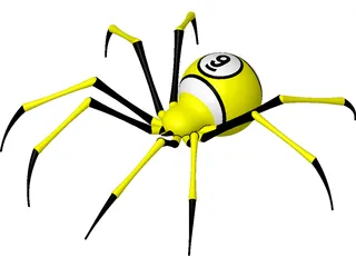 9ball Spider 3D Model preview