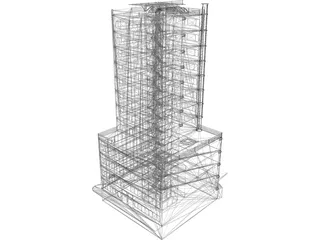 Fire Training Facility High Rise 3D Model preview