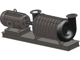 HSI Centrifugal Blower 3D Model preview