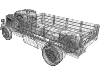 Opel Blitz 3D Model preview