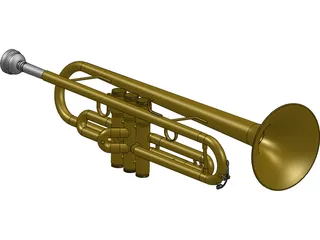 Trumpet 3D Model preview