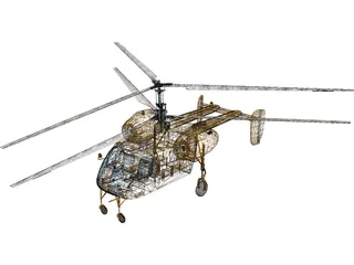 Kamov Ka-26 3D Model preview