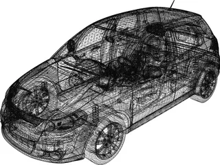 Suzuki SX4 (2009) 3D Model preview