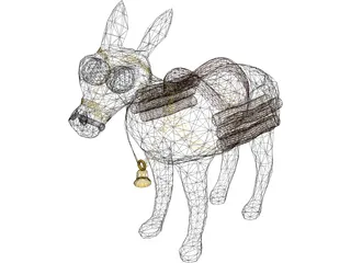 Donkey 3D Model preview