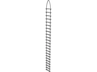 Rope Ladder 3D Model preview