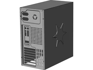 Computer Case 3D Model preview
