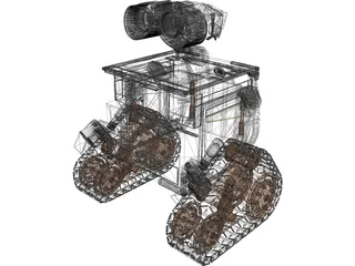 WALL-E 3D Model preview