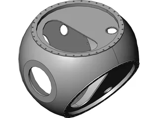 Rotor Hub for Wind Turbine 3D Model preview