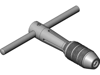 Chuck Tap Wrench 3D Model preview