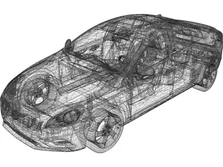 Volvo S60 R-Design (2010) 3D Model preview