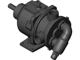 Viking Hydraulic Motor 3D Model preview