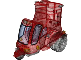 Tuc-Tuc 3D Model preview