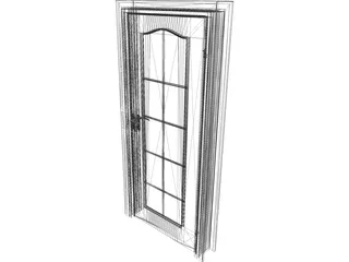 Door Modern 3D Model preview