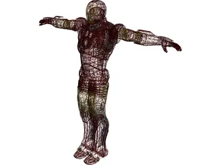 Iron Man 3D Model preview