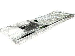 Recreational Complex 3D Model preview
