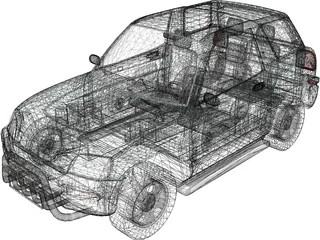 Toyota RAV4 (1994) 3D Model preview