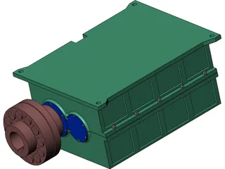 Gear Box 3D Model preview